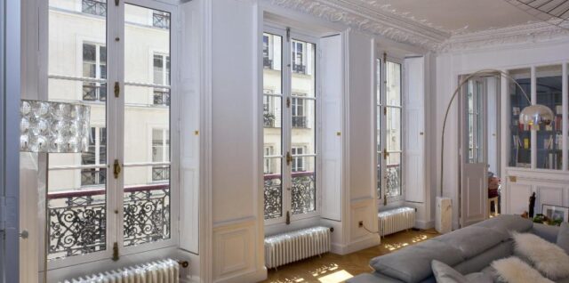 fenêtres avec volets