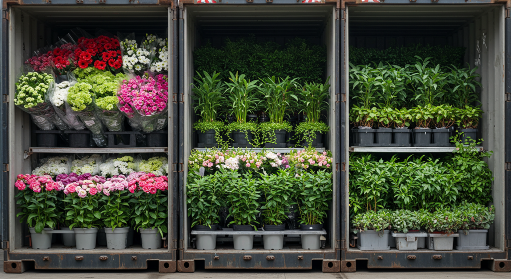 Transport de plantes et fleurs coupées : enjeux et solutions pour les professionnels